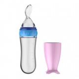 Silicone Feeding Bottles with Spoon