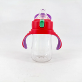 PP Fancy Design Speckle Spill-Proof 8oz/10oz Water Straw Cup