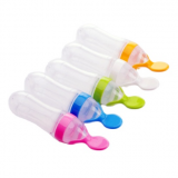 Silicone Feeding Bottles with Spoon